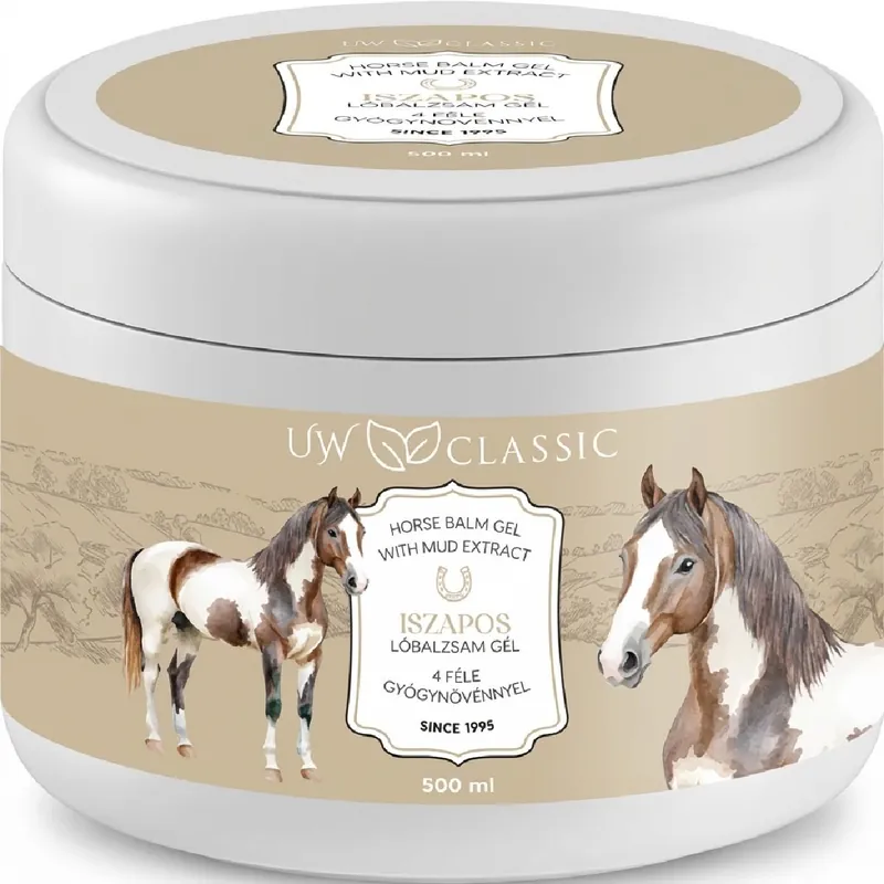 UW Classic krém 500 ml Lóbalzsam Iszap kivonattal + 4 Gyógynövény Kedvezmény