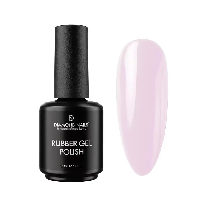 Árcsökkenés Rubber Base Pro Gel - Milky Pink (Világos Babarózsaszín) - 15ml - HEMA mentes