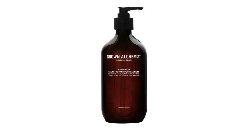 Azonnali szállítás GROWN ALCHEMIST GYENGÉD KÉZMOSÓ GÉL - CÉDRUS, YLANG YLANG, TANGERIN