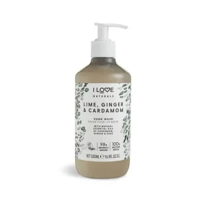 Kihagyhatatlan ajánlat I LOVE NATURALS Lime, Gyömbér, Kardamom Folyékony szappan