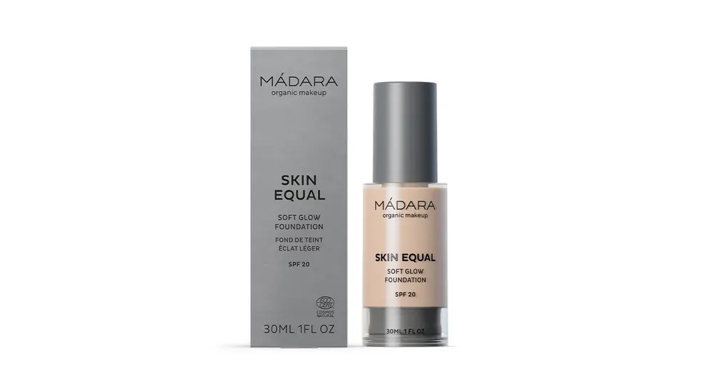 MÁDARA Skin Equal Soft Glow folyékony alapozó - Rose Ivory Alacsony ár