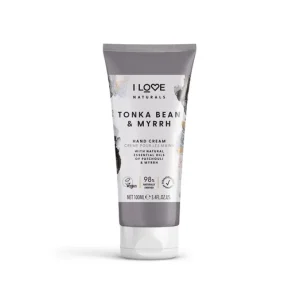 Gyors szállítás I LOVE NATURALS Tonkabab és Mirha Hidratáló kézkrém