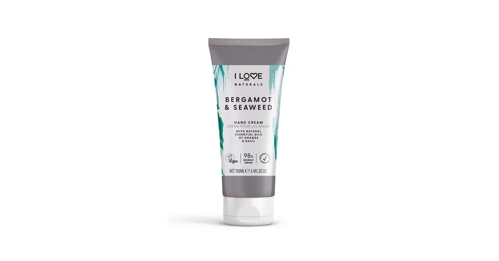 Csak ma I LOVE NATURALS Bergamot és Tengeri moszat Hidratáló kézkrém