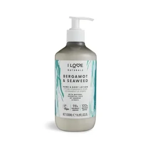Biztonságos vásárlás I LOVE NATURALS Bergamot és Tengeri moszat Kéz- és testápoló