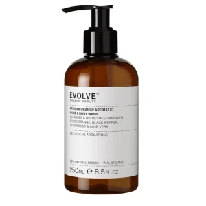 EVOLVE ORGANIC BEAUTY Afrikai narancs aromás kézmosó és tusfürdő Azonnali szállítás