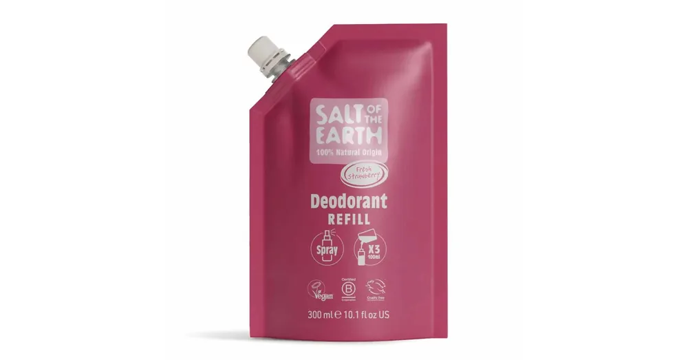 SALT OF THE EARTH Édes eper dezodor spray tasakos utántöltő Gyors kiszállítás
