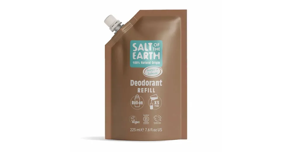 Utolsó esély SALT OF THE EARTH GYÖMBÉR ÉS JÁZMIN GOLYÓS DEZODOR TASAKOS ÚJRATÖLTŐ