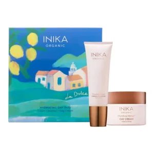 INIKA ORGANIC Hidratáló Nappali Arcápoló Duo Limitált Ajándékcsomag Prémium