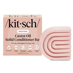 KITSCH Tápláló Ricinusolaj szilárd balzsam száraz, sérült és göndör hajra Akciós ár