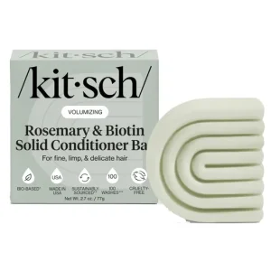 Exkluzív ajánlat KITSCH Hajdúsító szilárd balzsam rozmaringgal és biotinnal, vékonyszálú hajra