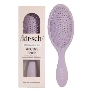 KITSCH Nedves - Száraz Hajkefe Újrahasznosított Műanyagból - Soft violet Exkluzív ajánlat