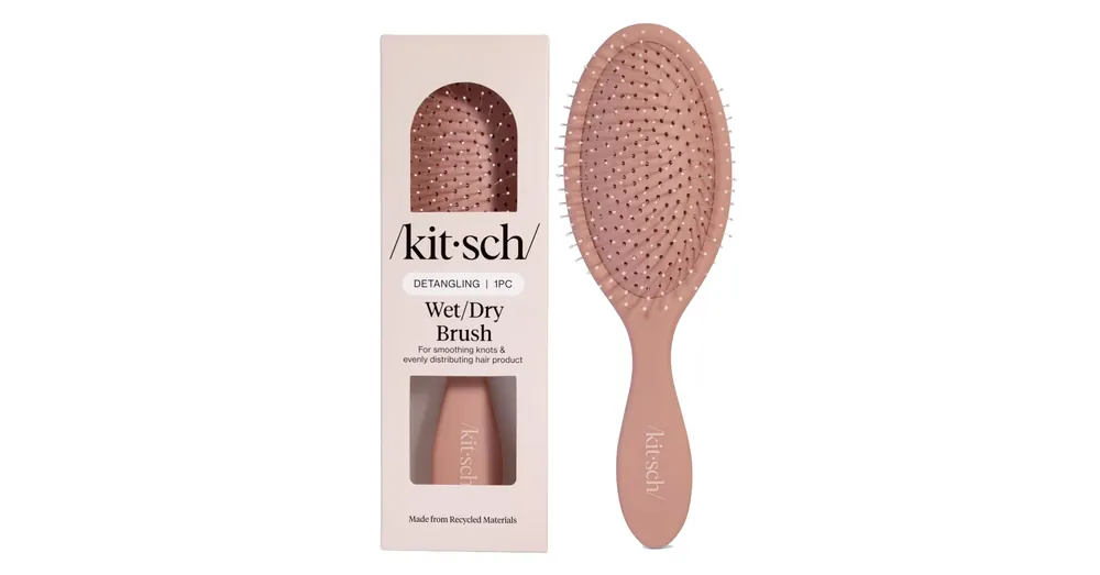Korlátozott ajánlat KITSCH Nedves - Száraz Hajkefe Újrahasznosított Műanyagból - Terracotta