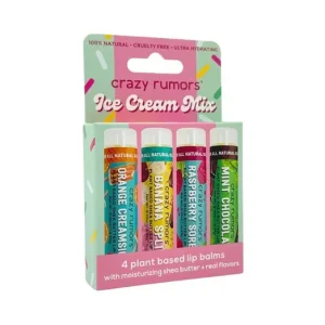 Biztonságos fizetés CRAZY RUMORS ICE CREAM MIX AJAKÁPOLÓ SZETT