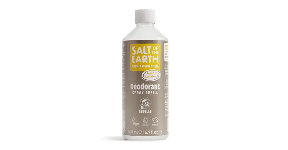 SALT OF THE EARTH Borostyán és szantálfa dezodor spray utántöltő Rendeld meg most