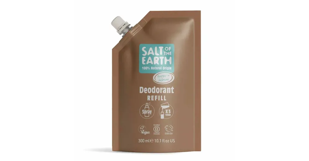 SALT OF THE EARTH gyömbér és jázmin dezodor spray tasakos utántöltő Szuper ajánlat