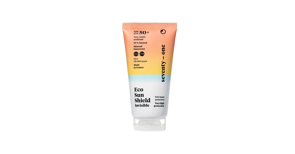 SEVENTYONE ECO SUN SHIELD SPF50+ LÁTHATATLAN FÉNYVÉDŐ ARCRA Árengedmény