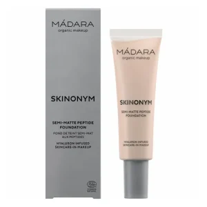 Végkiárusítás Akciós MÁDARA SKINONYM MATT HATÁSÚ ALAPOZÓ PEPTIDEKKEL IVORY