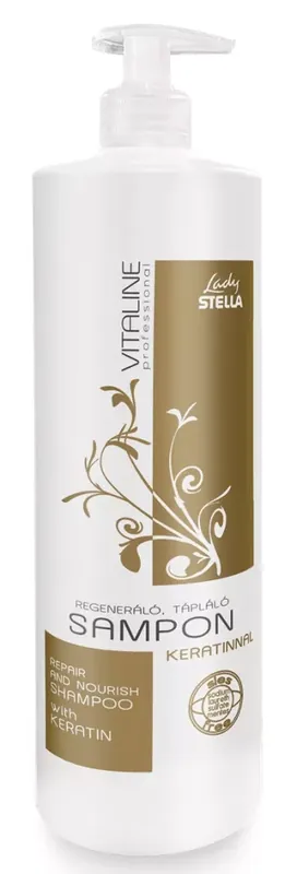 Árcsökkenés Lady Stella Vitaline Professional Regeneráló sampon keratinnal - 1000 ml