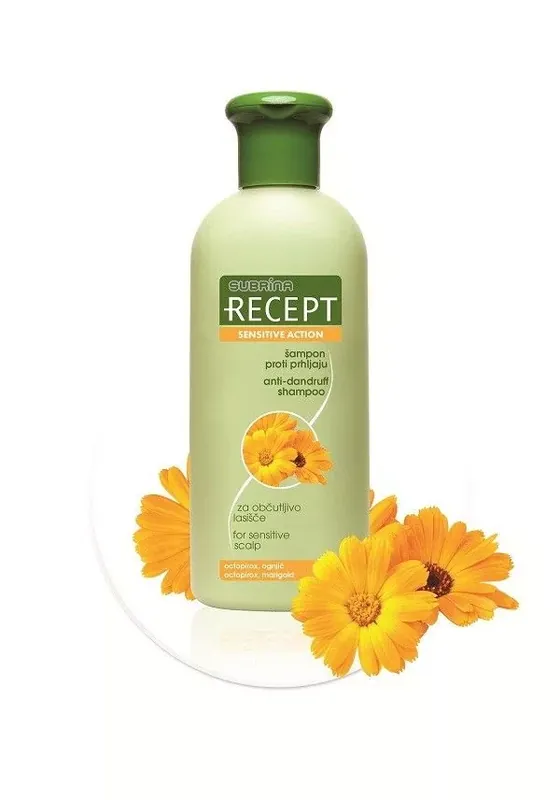 Kiárusítás SUBRINA Recept Anti Dandruff Sampon Korpa Ellen Érzékeny Fejbőrre 400 ml