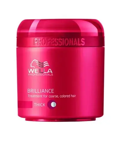 Kiárusítás Wella Brilliance hajpakolás vastag szálú hajra 150 ml