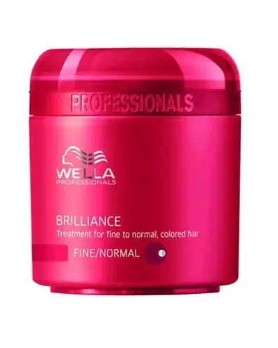Wella Brilliance hajpakolás vékony szálú hajra 150 ml Árcsökkenés