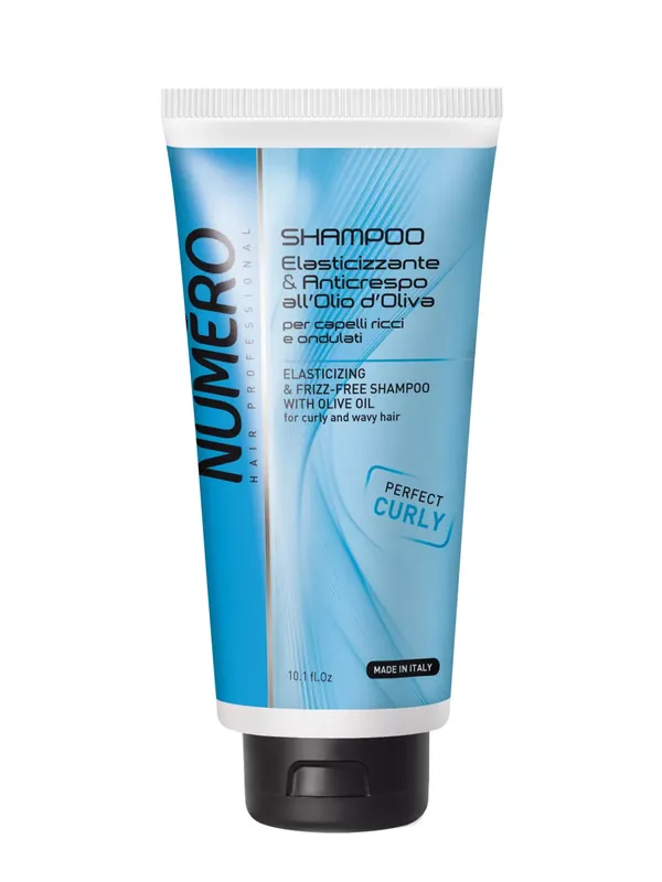 Végkiárusítás NUMERO Elasticizing and Anti-frizz Shampoo - Hajsampon Göndör hajra 300 ml