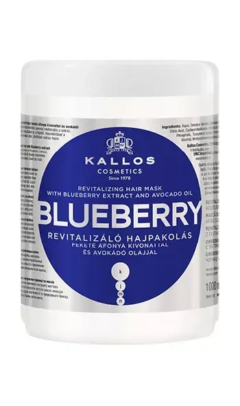 Gyors szállítás Kallos KJMN Fekete Áfonya Revitalizáló Hajpakolás 1000 ml