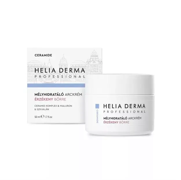 HELIA DERMA PROFESSIONAL CERAMIDE MÉLYHIDRATÁLÓ ARCKRÉM ÉRZÉKENY BŐRRE 50ml Utolsó esély