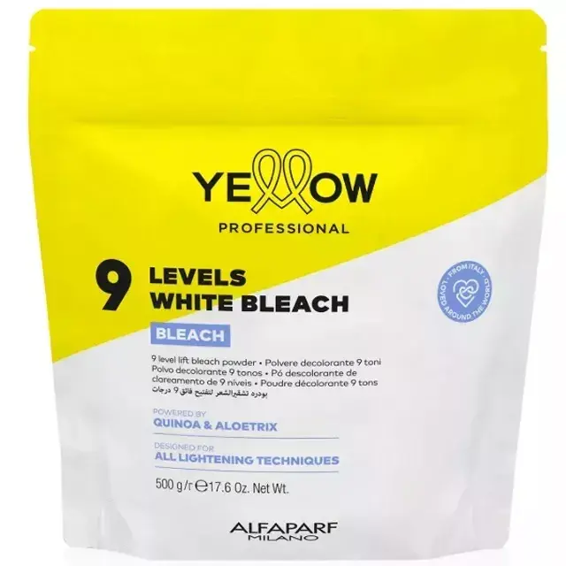 Olcsó Alfaparf Yellow Bleach Level 9 szőkítőpor 500 gr