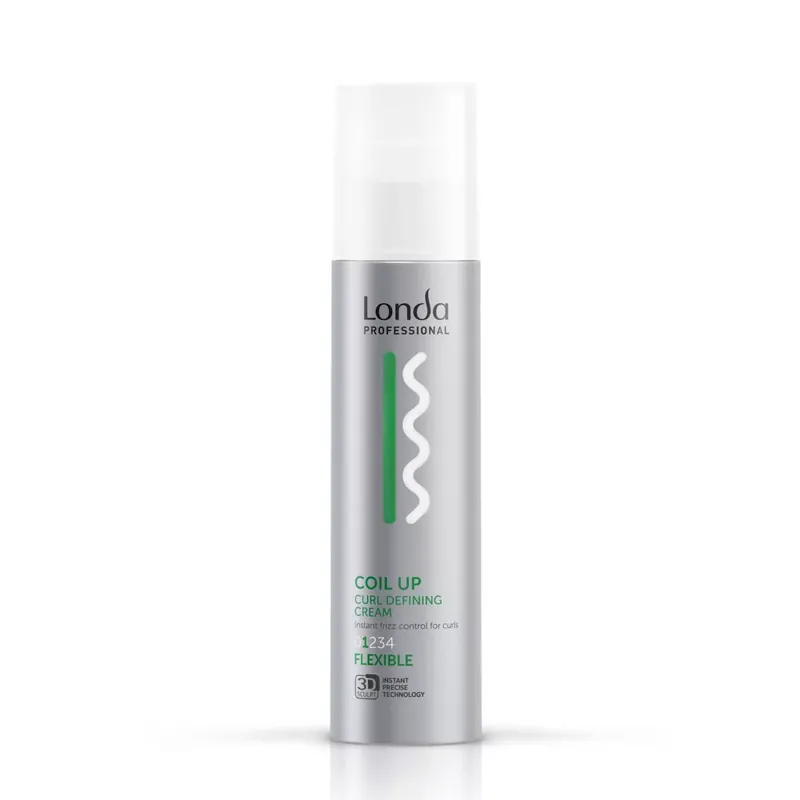 LONDA Professional COIL UP Curl Defining Cream gélkrém göndör hajra 200 ml Csak ma