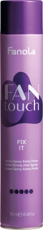 Fanola Fan Touch Fix It Hairspray extra erős hajlakk 750 ml Szuper akció