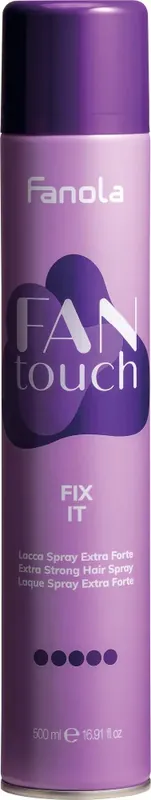 Rendeld meg most Fanola Fan Touch Fix It Hairspray extra erős hajlakk 500ml