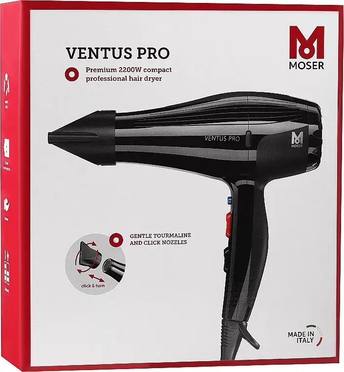 Biztonságos fizetés MOSER VENUS PRO Hajszárító 220W
