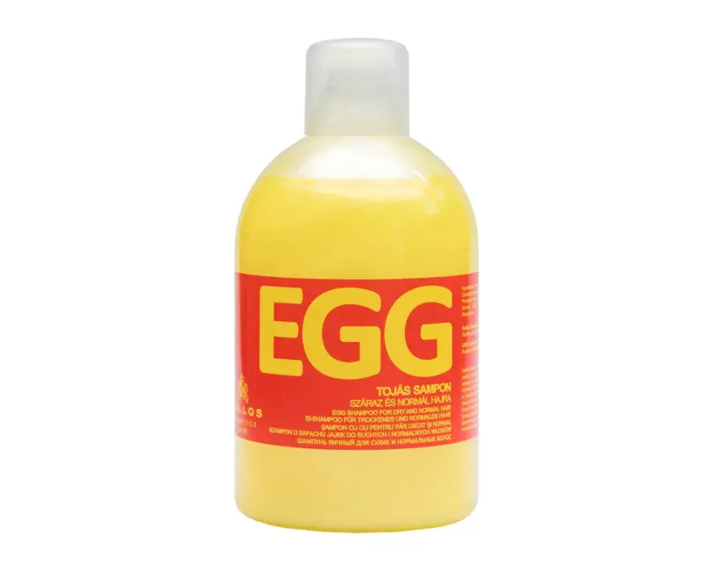 Végkiárusítás KALLOS Tojás Illatú Sampon száraz és normál hajra 1000 ML