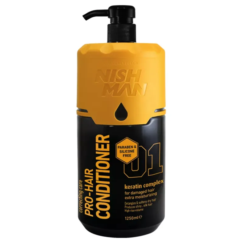 Bestseller Nish Man Professzionális hajkondicionáló keratin komplexel - 1250 ml