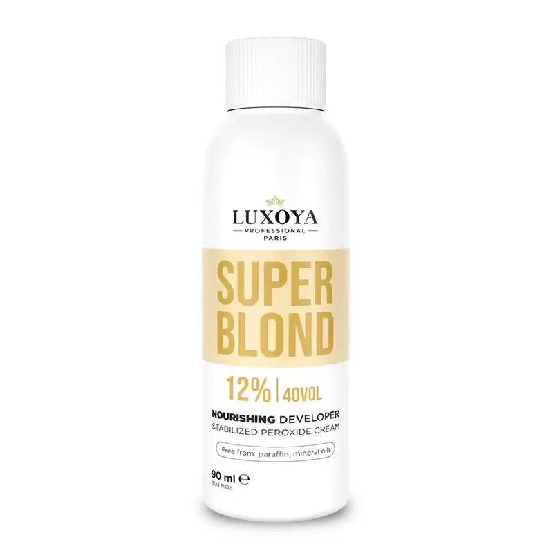 Akciós ár LUXOYA HAIR SUPERBLOND NOURISHING DEVELOPER - Előhívó folyadék (OXI) vol. 40/12% - 90 ml