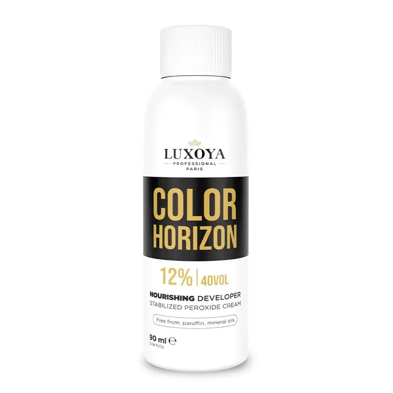 Kedvezményes ár LUXOYA HAIR COLOR HORIZON NOURISHING DEVELOPER - Előhívó folyadék (OXI) vol. 40/12% - 90ml