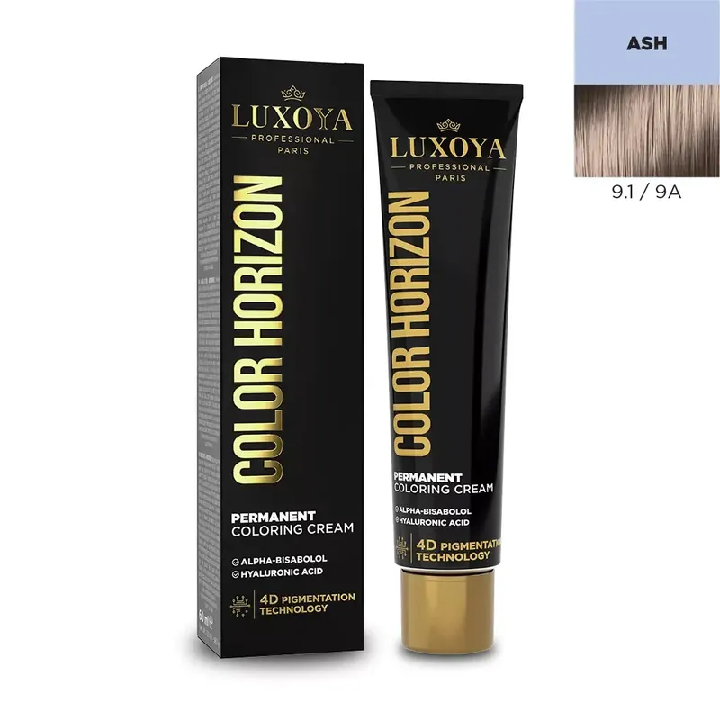 Csak ma LUXOYA HAIR COLOR HORIZON - Ammóniás hajfesték 9.1/9A 60 ml