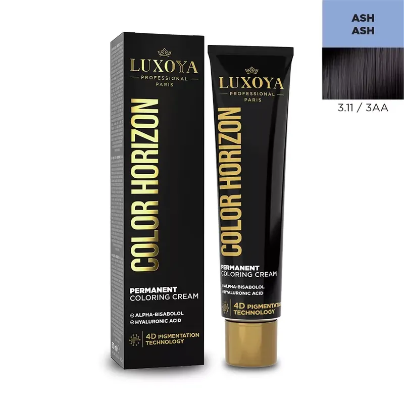 LUXOYA HAIR COLOR HORIZON - Ammóniás hajfesték 3.11/3AA 60 ml Expressz kézbesítés