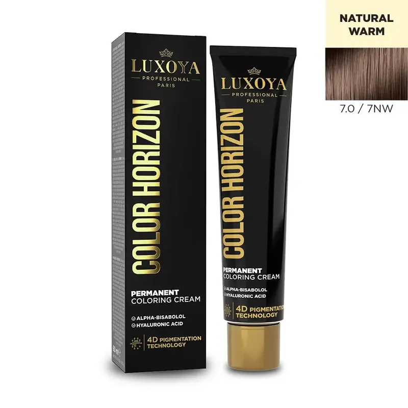 Prémium LUXOYA HAIR COLOR HORIZON - Ammóniás hajfesték 7.0/7NW 60 ml