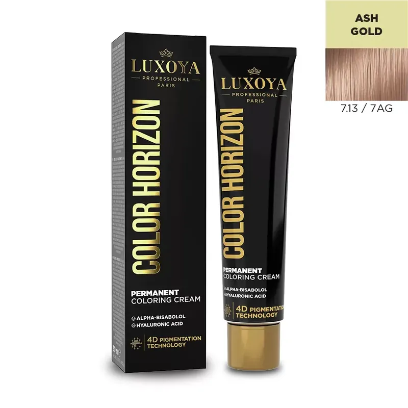LUXOYA HAIR COLOR HORIZON - Ammóniás hajfesték 7.13/7AG 60 ml Kiárusítás