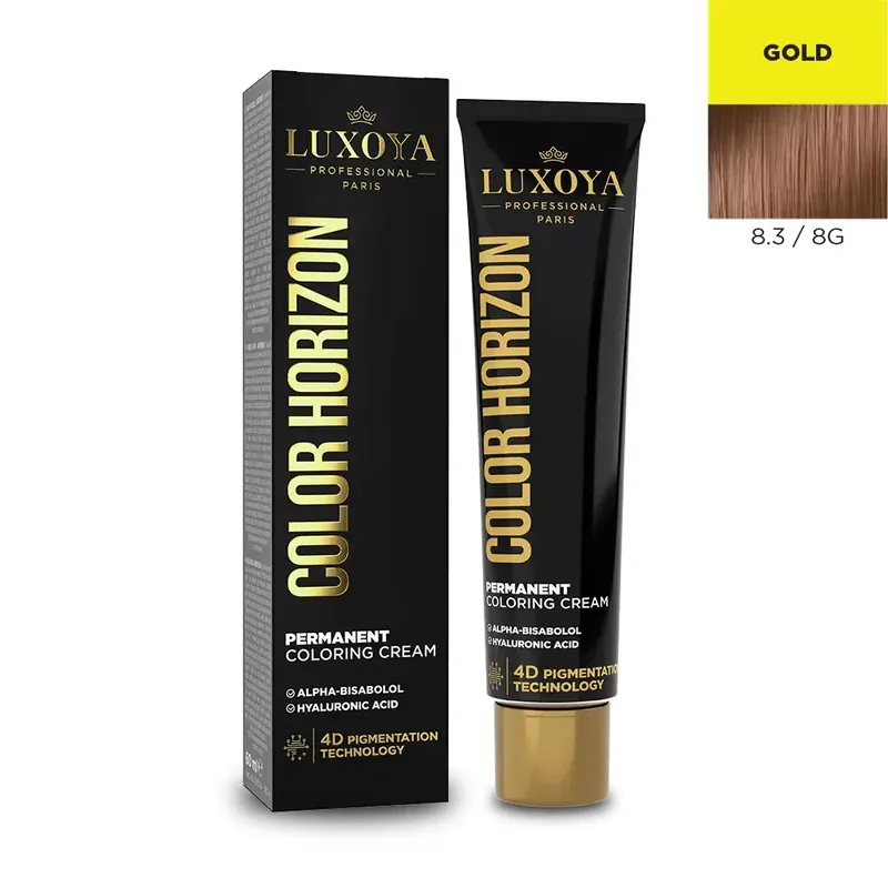 LUXOYA HAIR COLOR HORIZON - Ammóniás hajfesték 8.3/8G 60 ml Azonnali szállítás