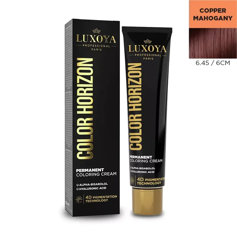 Rendeld meg most LUXOYA HAIR COLOR HORIZON - Ammóniás hajfesték 6.45/6CM 60ml