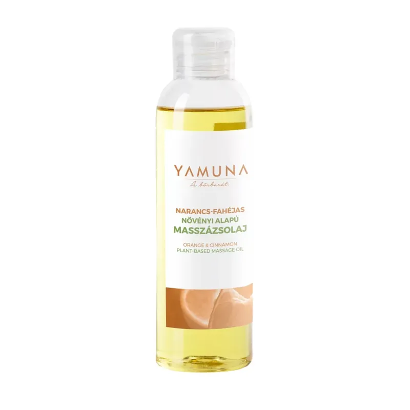 YAMUNA Narancs-fahéjas növényi alapú masszázsolaj 250 ml Gyors kiszállítás