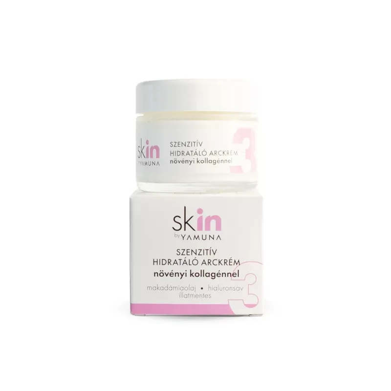 Rendeld meg most skIN by Yamuna szenzitív hidratáló arckrém növényi kollagénnel 50 ml