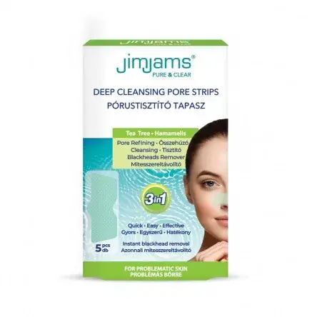 JimJams Pure & Clear Pórustisztító tapasz 5db Vásárlói kedvenc