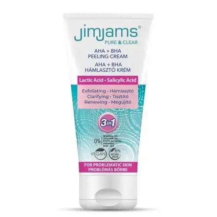 JimJams Pure & Clear AHA+BHA Hámlasztó krém 75 ml Exkluzív ajánlat