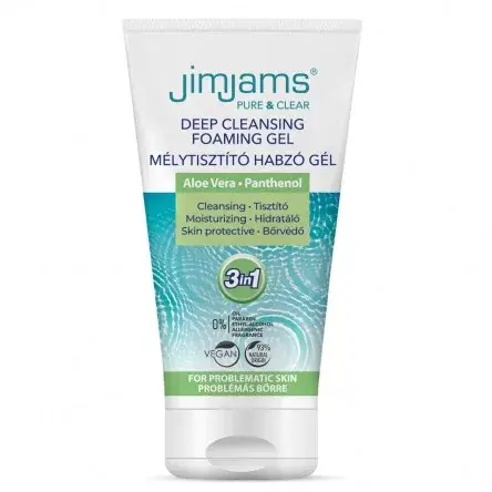 JimJams Pure & Clear Mélytisztító Habzó gél 150 ml Végkiárusítás