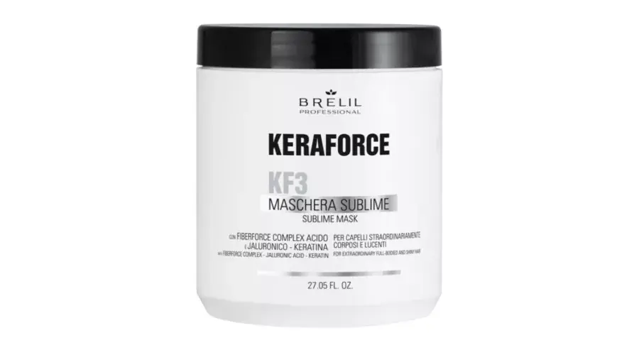 Keraforce Sublime Mask - Tápláló hajpakolás keratinnal és hyaluron savval 800 ml Népszerű