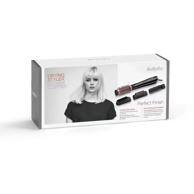BaByliss Perfect Finish Meleglevegős hajformázó 1000W, 4 kiegészítővel Szuper ajánlat